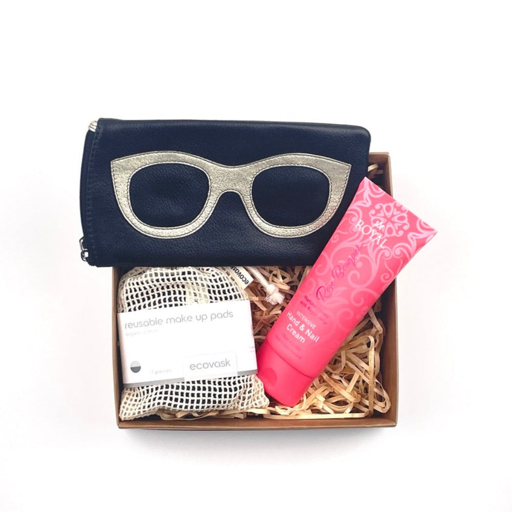 Just For You Gift Box - Black and Gold Glasses case