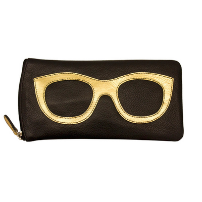 Glasses Case - Black and Gold