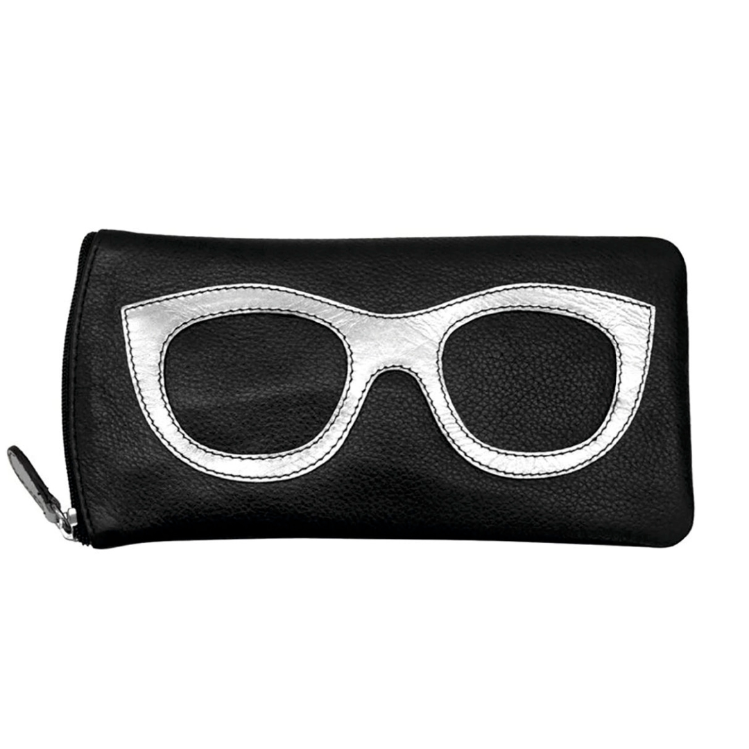 Glasses Case - Black and Silver