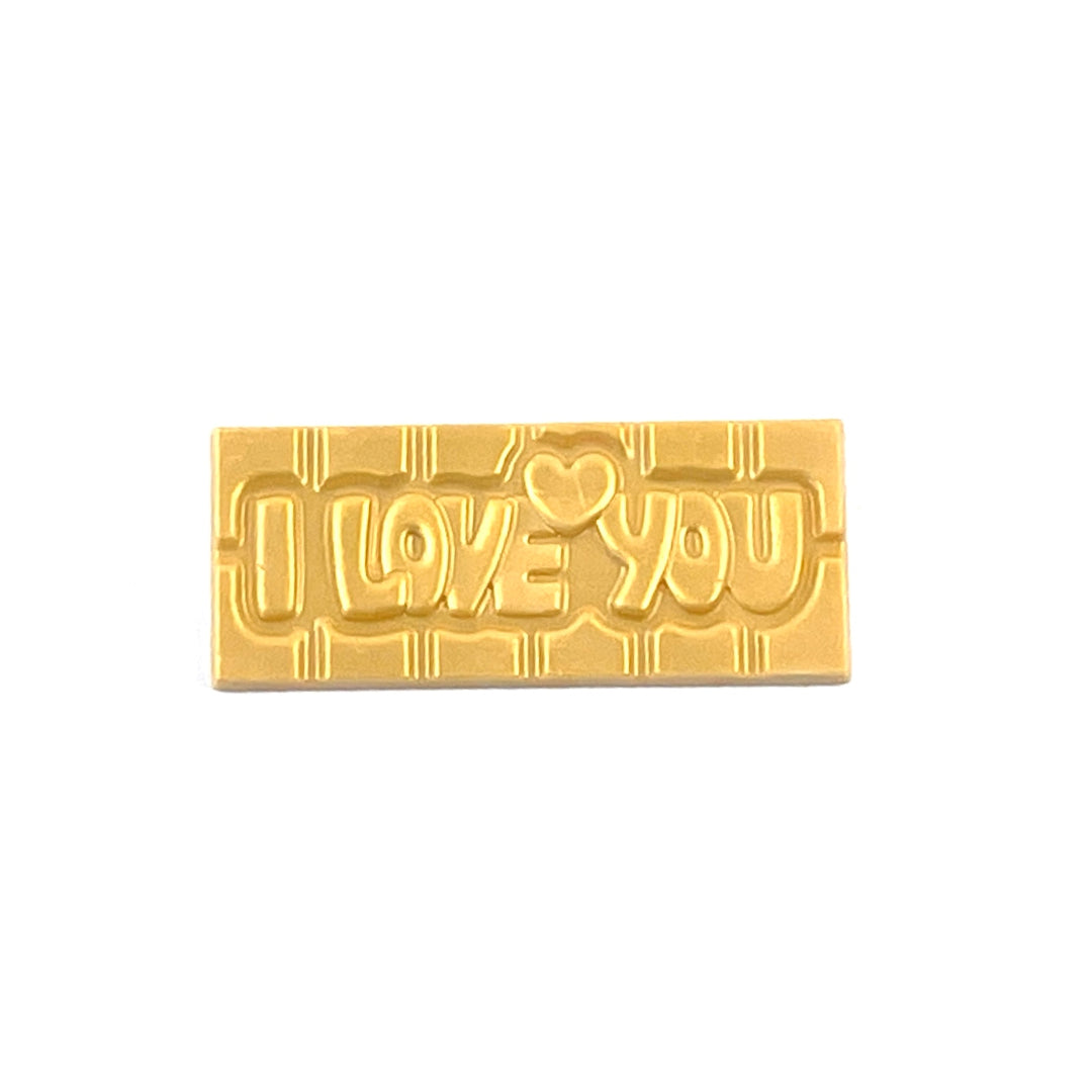 I Love You - Gold Chocolate Bar