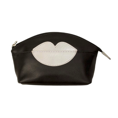 Makeup / Accessories Bag - Black and Silver