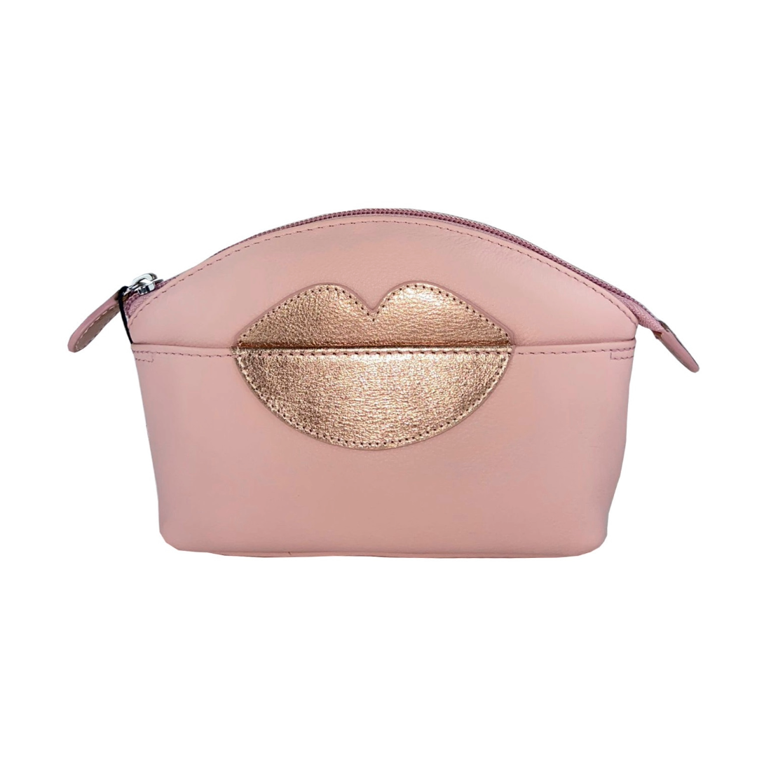 Makeup / Accessories Bag - Blush Pink and Rose Gold