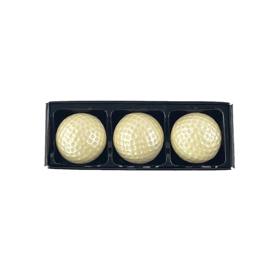 Chocolate Golf Balls - White