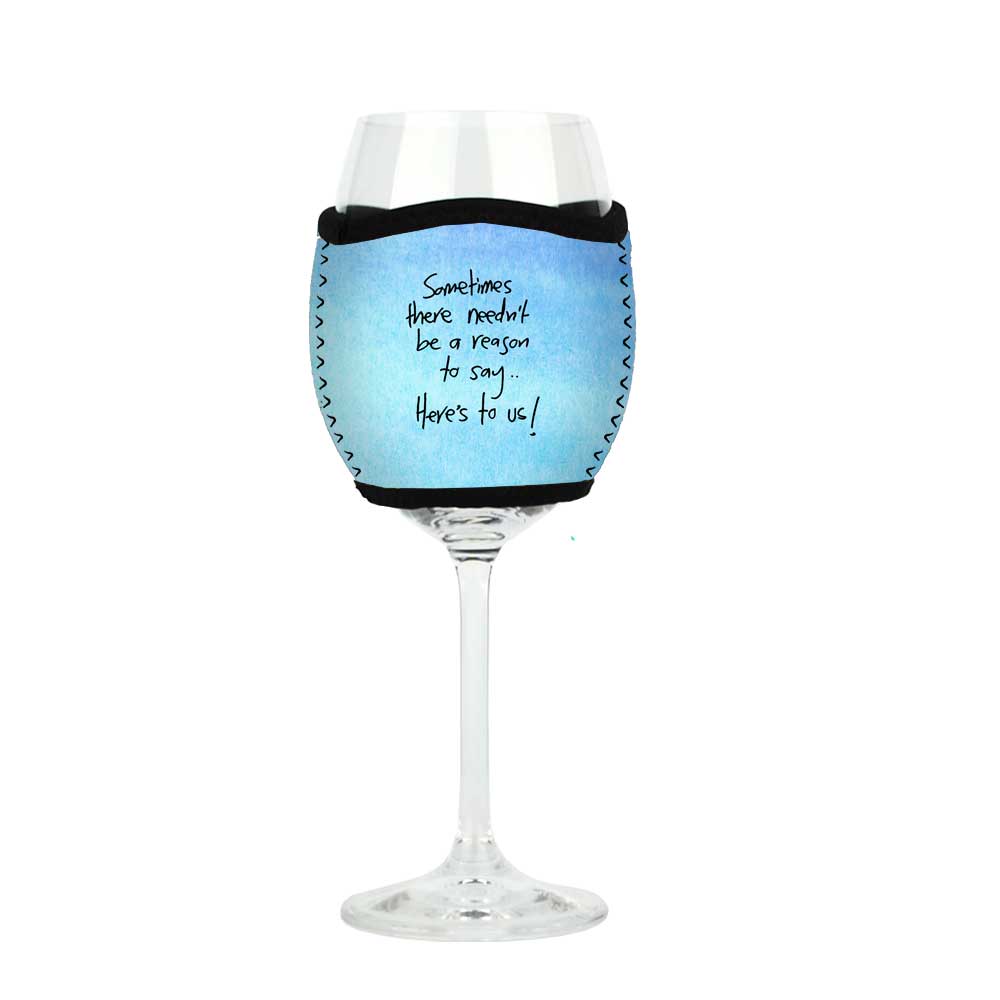 Wine Glass Cooler - Here's To Us