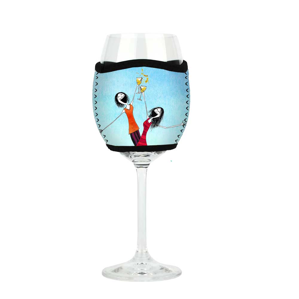 Wine Glass Cooler - Here's To Us